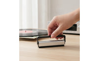 Soft Carbon Fiber Vinyl Brush Handheld Anti-Static Vinyl Brush Compact Gentle for Audiophiles, DJ, Home Audio