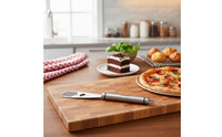 Easy to Clean Stainless Steel Pizza Shovel Ergonomic Handle Pastry Cutter Spatula for Bakery, Party