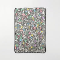 DIY Coloring Blanket Washable Coloring Blanket Personalized Cozy for Children, Sofa, Bedroom