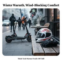 Full Face Helmet Detachable Warm Liner Helmet Breathable Lining Shielded Headwear for Adults, Winter Riding, Commuting, City Travel