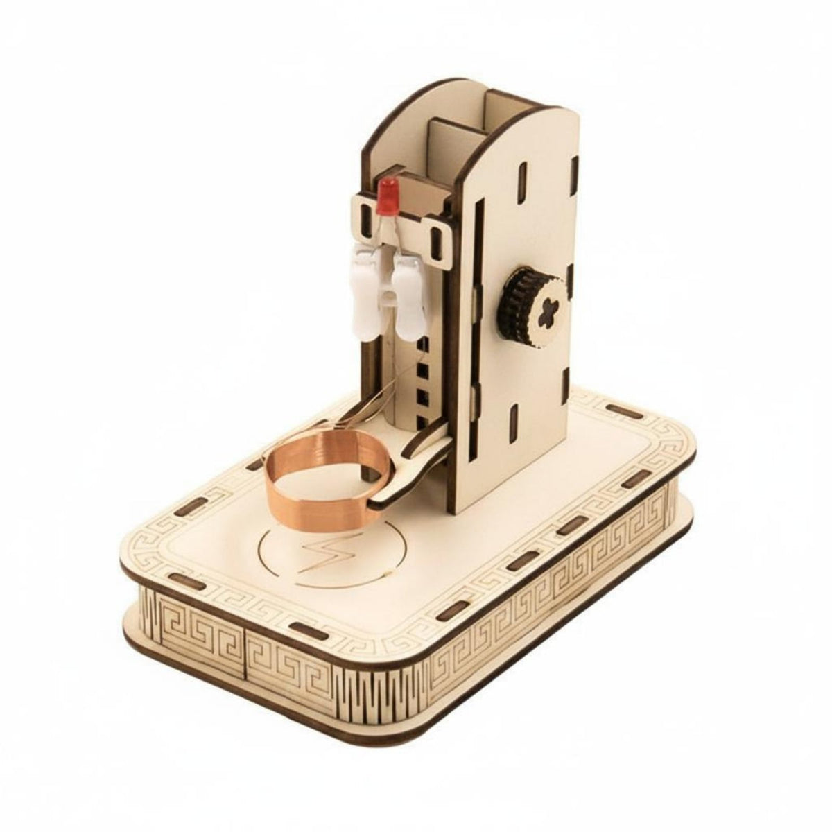 STEM Learning Wireless Power Transfer Experiment Hands-on Ability Wooden Science Experiment Model Creative Thinking Educational Toy Hand-Eye Coordination for Students