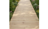 Slatted Rollable Wooden Path Portable Roll-out Garden Walkway Easy to Install Roll-out Wooden Walkway Natural for Gardeners