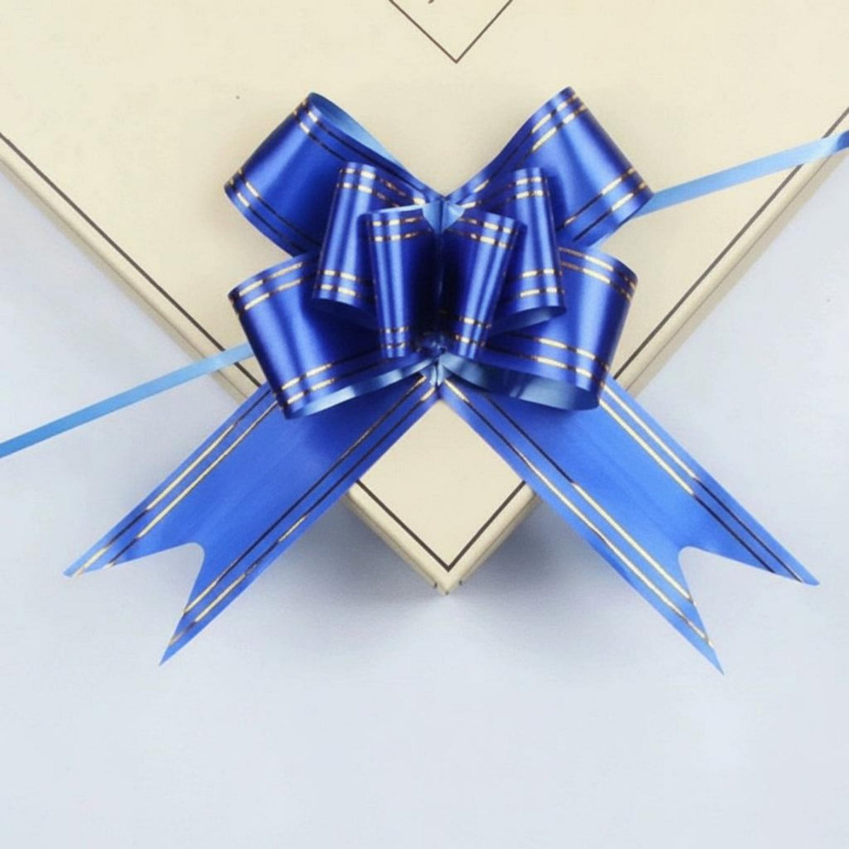 Multi-Colored Book-Binding winged ribbon adornment Easy to Use Pullcord ribbon adornment Reusable Decorative Supply Elegant Design for Students, educators, Party Planners, Classroom Decoration, Birthdays, Holidays, Weddings