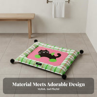 Washable Dog Bed All Seasons Use Reversible Pet Mat Double-Sided Reversible Pet Mattress for Sofa