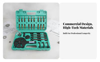 Wide Application Universal Pilot Bearing Puller High-Temperature Forged Internal Bearing Puller Set Long-Lasting Construction Mechanical Tool Carrying Case Included for Auto Technicians, Mechanics, Repair Professionals, Machinery Maintenance, Garage