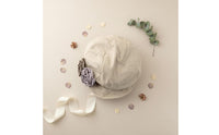 Flower Hat Spring type Linen Hat Soft Material Vintage Cabbie Headwear for Autumn Wear