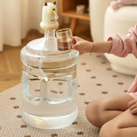 Single-Button-Button Operation Electric Bottled Water Dispenser Pump Easy to Use Automatic Water Dispenser Pump USB Rechargeable Household Appliance Compatible with 4.5L-18.9L Bottles for Home, Office