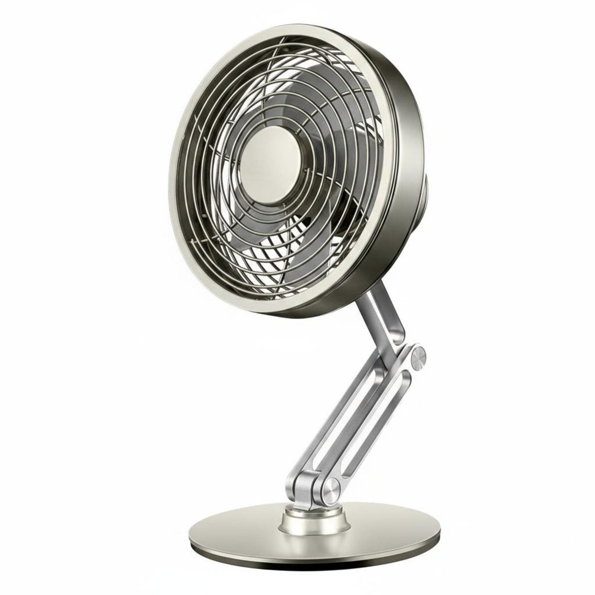 Metal USB table Fan Compact Size Folding Desk Fan Cordless for Travel
