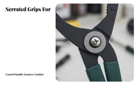 Serrated Gripping Surfaces Oil Filter Wrench High Force Oil Filter Removal Tool Multi-Function for Mechanics, DIYers