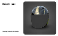3/4 3C Certified 3/4 Open Face Helmet Protection for Motorcyclists, Daily Commuting