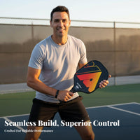 Pickleball Paddle Single-Piece Molding Pickleball Racket Sporting Goods Long-Lasting Carbon Fiber Face for Professionals
