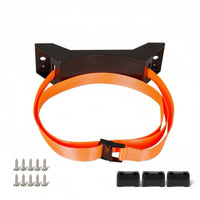 Easy Installation Propane Cylinder Mounting Bracket Waterproof RV Propane Cylinder Rack Stable and Firm RV Gas Bottle Holder Retardant for Caravan Owners, DIY Enthusiasts