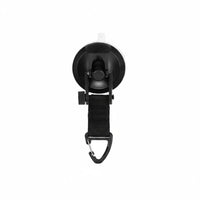 4 Pieces No-Drill Carabiner Suction Hook Portable Reusable Suction Hook Heavy Duty for Car, Outdoor, Camping