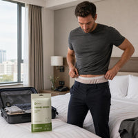 Men's Disposable Cotton Boxer Briefs, 4-Pack, Sterilized, Breathable, for Travel and Business Trips