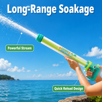 Watergun for Kids, 60cm Pull-Out Water Pistol, Large Water Blaster for Summer Holiday Outdoor Games