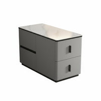 Multi-Drawer End Table Scratch-Resistant Top for Living Room, Homeowners, Adults