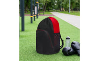 Taekwondos Drawstring Backpack with Zipper Pocket Roomy Taekwondos Drawstring Backpack with Outside Zipper Pocket Lightweight Cinch Bag for Gym, Competitions