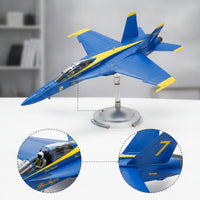 1:72 Scale F/A-18 Super Hornet Model Metal F-18 Super Hornet Model Static Die-Cast Airplane with Stand Collectible for Aviation Collectors
