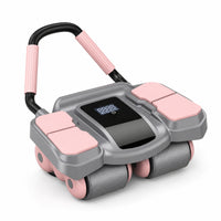 Four-Wheel Abdominal Roller Widened Core Workout Equipment Stable for Home Gym