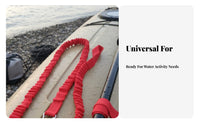 Kayak Paddle Leash Anti-Loss Boat Paddle Safety Rope Elastic Oar Tether Sturdy Bungee Tool Lanyard Sturdy Duty