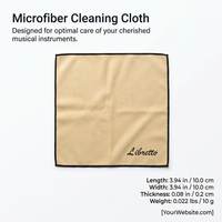 Guitar Cleaning Cloth for Musical Instruments, Microfiber Polishing for keyboard string wind Care