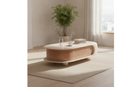 Coffee Table with Storage Low-Profile Minimalist Coffee Table Modern Furniture for Living Room, Lounge