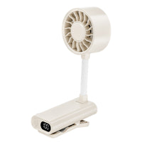 Clamp Fan with Flexible Hose USBfastener-on Fan with Flexible Neck Rechargeable for Commuters, Dorm Room