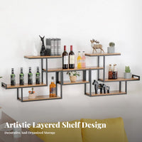 configurable Geometric Shelf Space-Saving Display Rack Easy to Install DIY Assembly for Homeowners