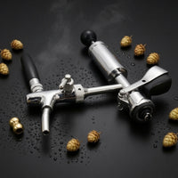 Rate-Control-Regulating Beer Dispenser with Pump Chrome-Plated Keg Tap with Faucet Heavy-Duty Hardware for Homebrewers