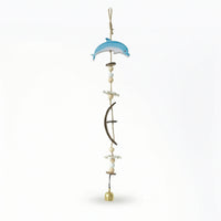 Boho Hanging Ornament with Bell Lightweight Coastal Wall Hanging Easy to Hang Bell Decor Versatile for Bedroom
