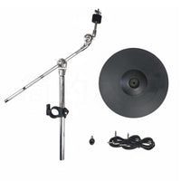 12 Inch Electronic Cymbal Three zone  Electronic Drum Cymbal Pad Universal Compatibility Musical Instrument Accessory for Drummers, Home Studio
