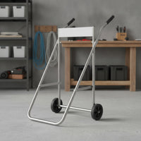 Stainless Steel Outboard Motor Trolley Foldable Outboard Motor Cart Portable Corrosion-Resistant for Workshop