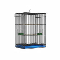 Easy to Clean Parakeet Breeding Enclosure Deep Tray Metal Bird Enclosure Extra Tall Pet Housing for Indoor