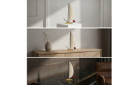 Sailboat Ornament Modern Tabletop Sailboat Minimalist Boat Sculpture for Living Room, Bookshelf, Housewarming