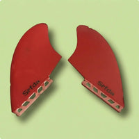 2 Pieces Long-Lasting FCSK2 Compatible Fins Lightweight Twin Fin Set Controlled Flex