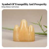 Fine Craftsmanship Shigandang St Single Feng Shui Corner Decoration Mount Tai St Single Carving for Homeowners, Business Owners, Gift Givers, Entrance, Living Room, Bedroom, Ward Away Ice