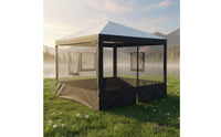Bug Protection Canopy Sidewall with Mesh Openings Easy Installation Instant Tent Enclosure Panel Outdoor Shelter Accessory for Backyard