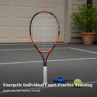 Easy to Swing Beginner Tennis Racket Pre Strung Kids Tennis Racket Long Lasting for Juniors, Solo Practice, Outdoor Play