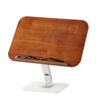 Desktop Book Stand Stable Book Stand with Adjustable Height Ergonomic Holder with Page Clips for Students, Readers, Desk, Office, Study Room