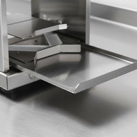 Manual Bread Cutter Easy to Use Stainless Steel Bread Cutter Manual Bagel Cutter Fast Slicing Commercial Kitchen Equipment