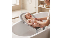 Toddler Bottom Wash Seat Ergonomic Infant Wash Support with Suction Feet Soft-Touch Slip-Resistant for Infants, Bathroom Basin