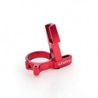 CNC Machined Front Derailleur Clamp Adapter Aluminum Front Derailleur Adapter Anodized Lightweight for Cyclists