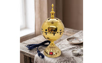 Electric Incense Burner No Open Flame Incense Burner with Lid Sturdy Enclosed for Home, Prayer Room