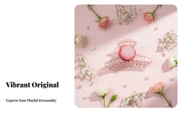 Fastener Sweet Design Jaw Grip Fastener Fruit Hair Grip Contrast Color No-Damage for Teenagers, Everyday Wear