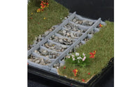 1:64 Scale Diorama Alloy Railroad Scenery Model Realistic Tree Model for Desk