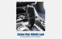 Carbon Fiber Gear Knob Cover for Luxury Car, Interior Upgrade, Fits 3 Series, 5 Series, 5GT, 7 Series, X3, X Line, X5, X6