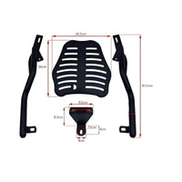 Wide Compatibility Electric Scooter Rear Rack Easy Installation Scooter Tail Box Bracket Extended Storage Top Box Support Bracket Long-Lasting for Delivery Drivers, Commuting, Grocery Shopping