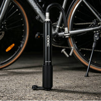 twinHead Cycle Pump Rotating Lock Cycle Hand Pump Frame Mount Lightweight for Cycling