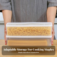 Noodle Storage Box Airtight Pasta Container Humidity-Resistant-Resistant Spaghetti Storage Container for Meal Kitchen Organizers