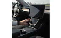 Car Control Panel Dock Touch-Style Charging Panel with Ambient Light for Commuters, Center Console